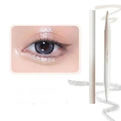 Juduo JudydoLL Ultra Fine Eyeliner Liquid Silkworm Pen Wooden Rod Small Milk Stick Eyeliner, 7) Double-headed Sleeping Silk