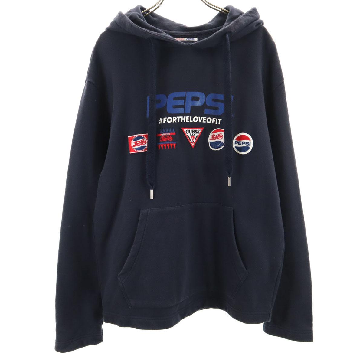 Guess x Pepsi collaboration Long sleeve Sweatshirts S x PEPSI pullover Men s Used 7980₽