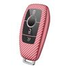 PANPHEN Benz Key Case, Benz Key Cover, Carbon Fiber, 360 Degree Full Protection, Scratch-Resistant,