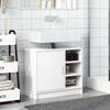 VidaXL White Vanity Cabinet 63x29x55 Cm Engineered Wood, Bathroom Cabinet, Bathroom Storage Cabinet, 848129
