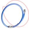 2PCS Flexible Grease Guns Hose 10000PSI Oil Resistant Design Quick Connects Coupler For Industrial Applications Tool
