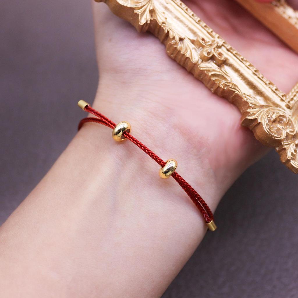Jahr des Ratten Verstellbares Rotes Schnurarmband - Vielseitig & Elegant für Frauen