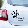 S60710# Prince On Board Boy Baby In Car Sticker pe Vinil Autocolant Decor Impermeabil