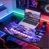 Custom Name Personalized Genshin Impact Pattern Mousepad, Laptop PC Desk Mat, Decorative Desk Mat for Home Keyboard Pad Gift