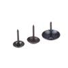 100Pcs Black Round Head Metal Pushpins Upholstery Nails Vintage Tacks Stud Decor