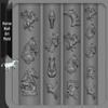 Tausend Meilen Windjagd 3D Pferdekopfnagelkunst Silikonform - Hochtransparente Tragbare Dekoration