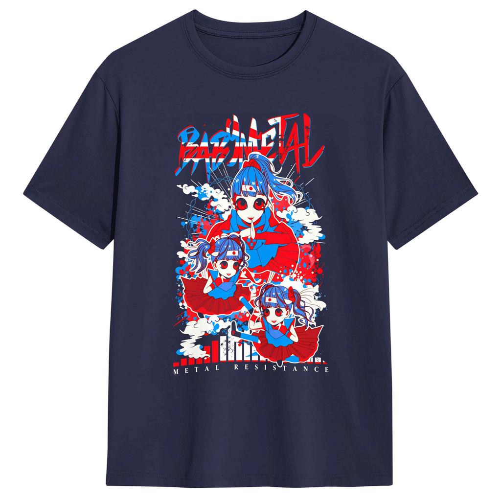 Babymetal World Tour 2026 T Shirt Beach  Cotton T Shirts For Male Hipster Design Tee Shirt ShortSleeved Streetwear Clothing