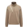 Felpa da uomo autunnale e invernale con cappuccio, collo alto, tinta unita, maniche lunghe, t-shirt casual e di bell'aspetto, abbigliamento da uomo