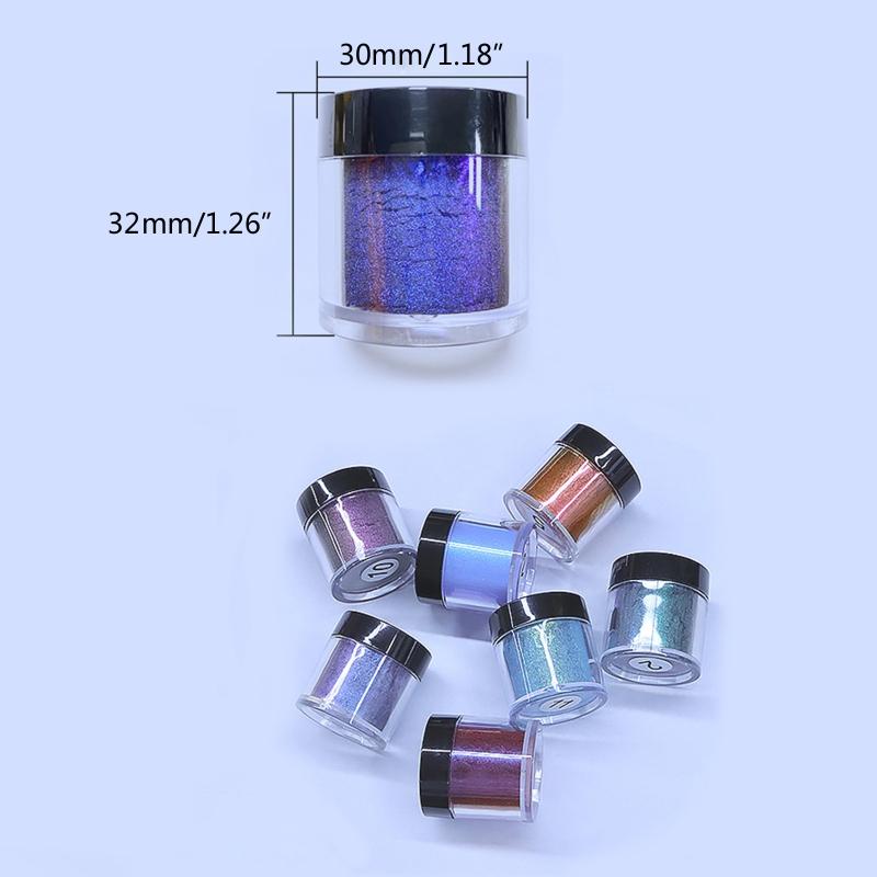 4 Box Chameleon 4 Color Intense Colorshift Pigments Powder for Resin Crafts Tumblers Powder Pigment for Paint Crafts