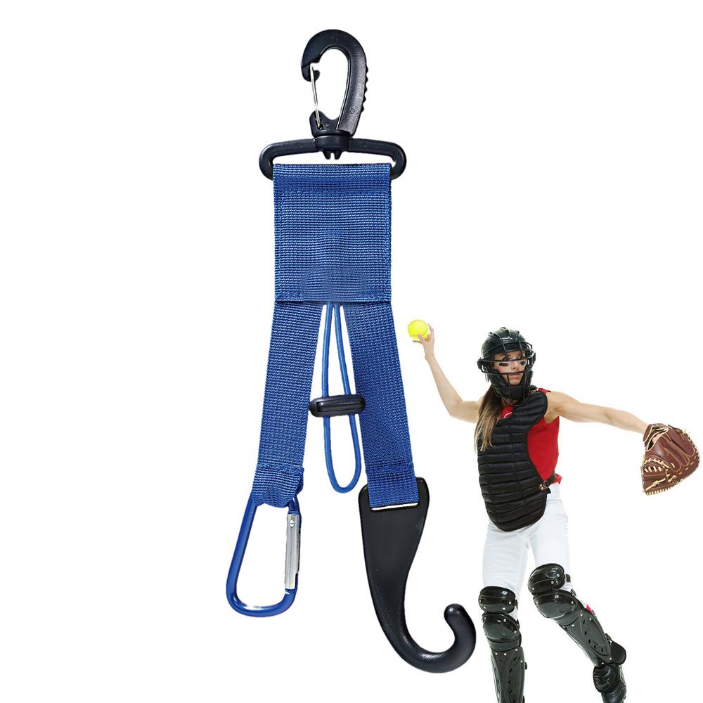 Baseball Dugout Organizer Portable Baseball/Softball Bat Hangers 3-in-1 Baseball Gear Hook Gear Hanger For Bats Hats Gloves