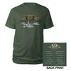 U2 T-Shirt Joshua Tree Logo 2017 Europatour Offiziell Herren Grün ex Tour S