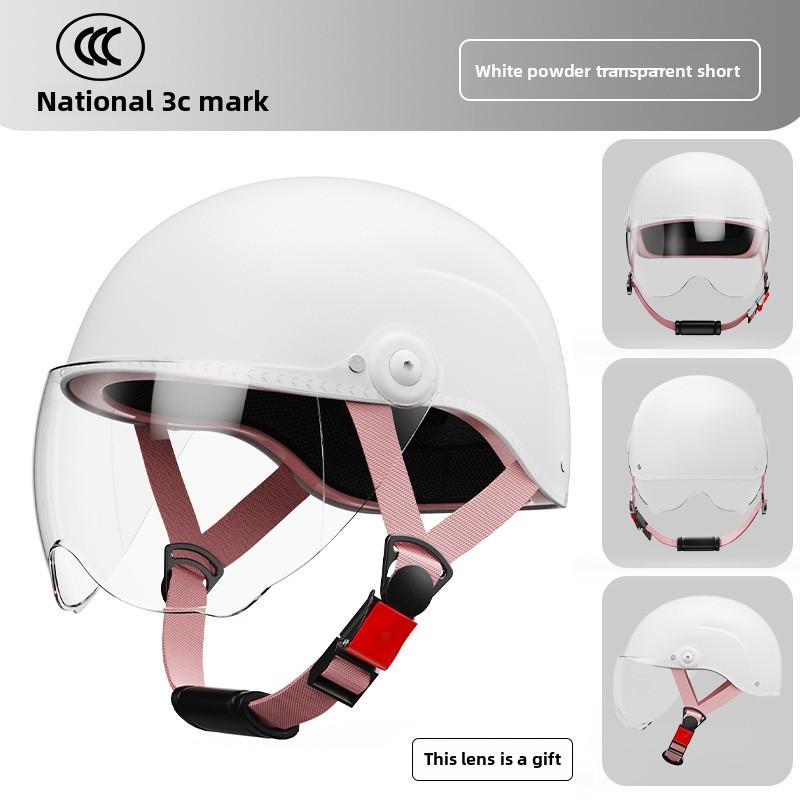 Electric Car Helmet Men and Women Cute Half Helmet