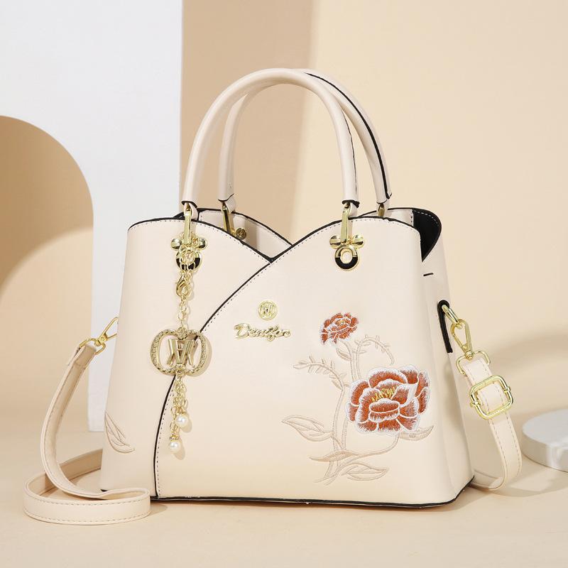 

Bag Handbag Women s 2025 New Four Seasons Women s Fashion Middle-aged Large Capacity Mom Bag Women s Bag