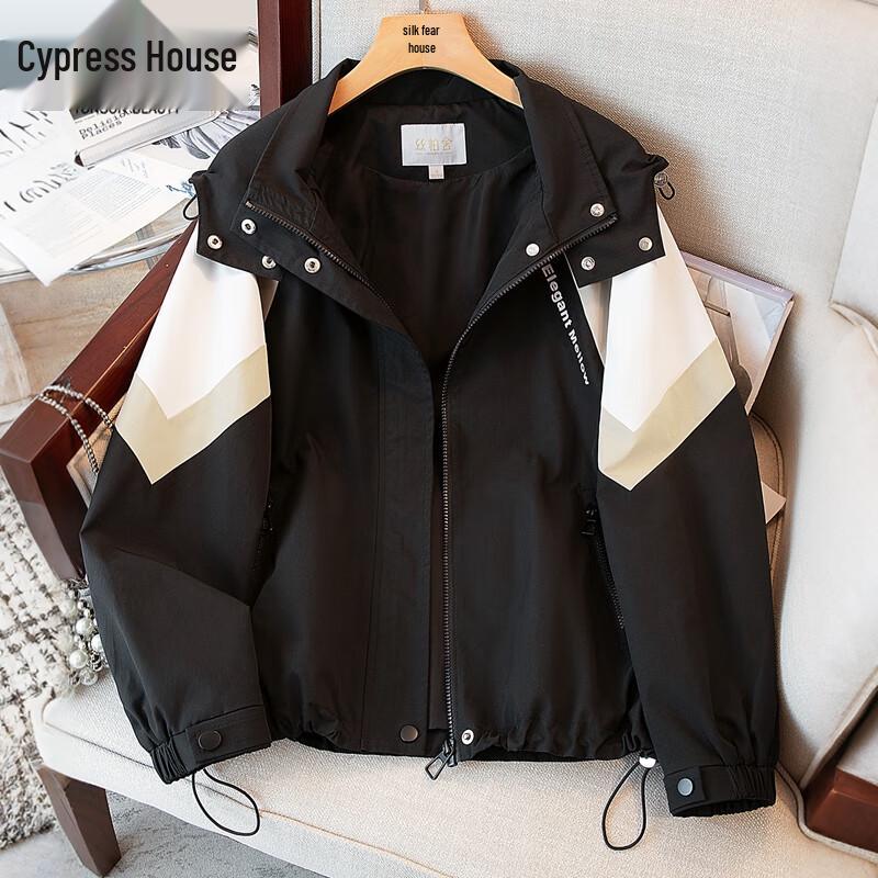 

Женская лоскутная куртка с капюшоном Sishe S