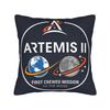 Artemis II 2026 Mission to the Moon Pillow Cover Retro Trendy Pillow Case For Chair Sofa Home Decor Soft Cushion Cover Present
