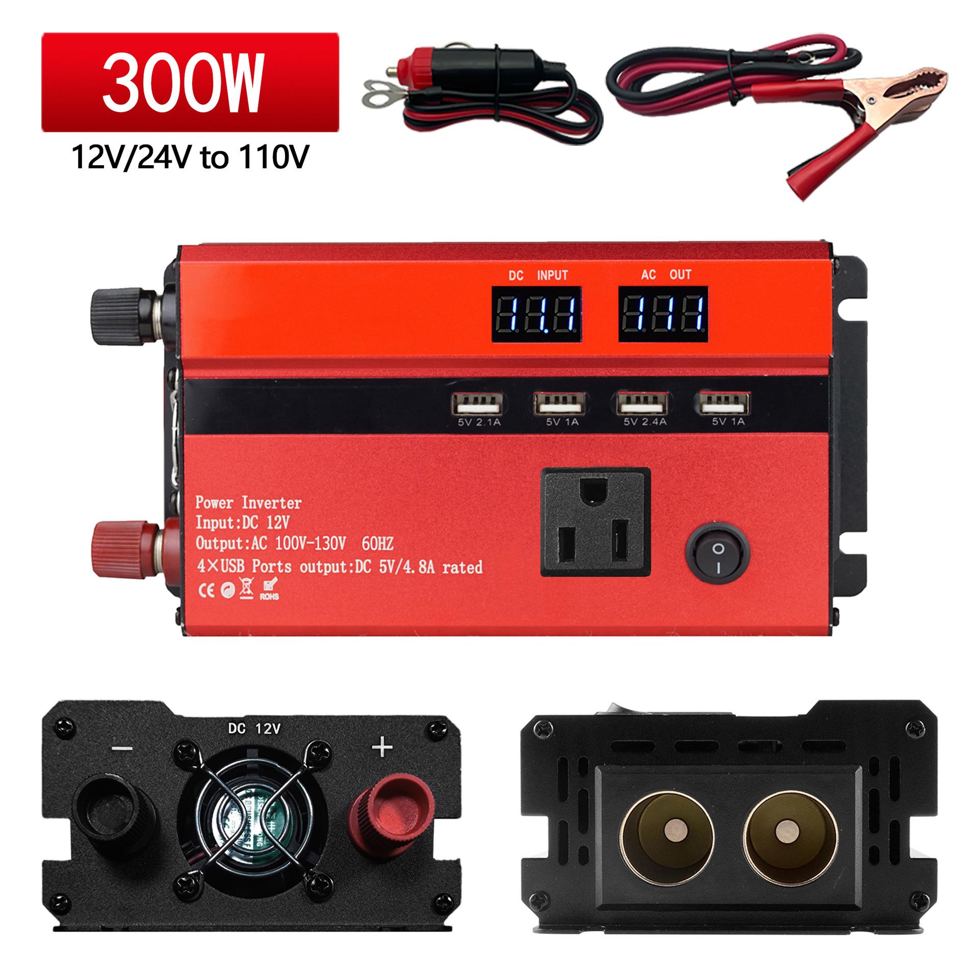 

12 В/24 В до 110 В высокомощный автомобильный инвертор 3000 Вт4000 Вт6000 Вт 12V 350W/3000W H