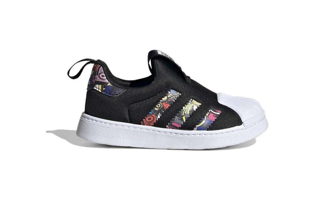 Adidas Originals SUPERSTAR 360 Low top Toddler Shoes Black White Infant And Toddler IG9895