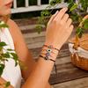 Trendy Evil Eye Cord Bracelet Set: Multi-Strand Woven Design for Daily Wear