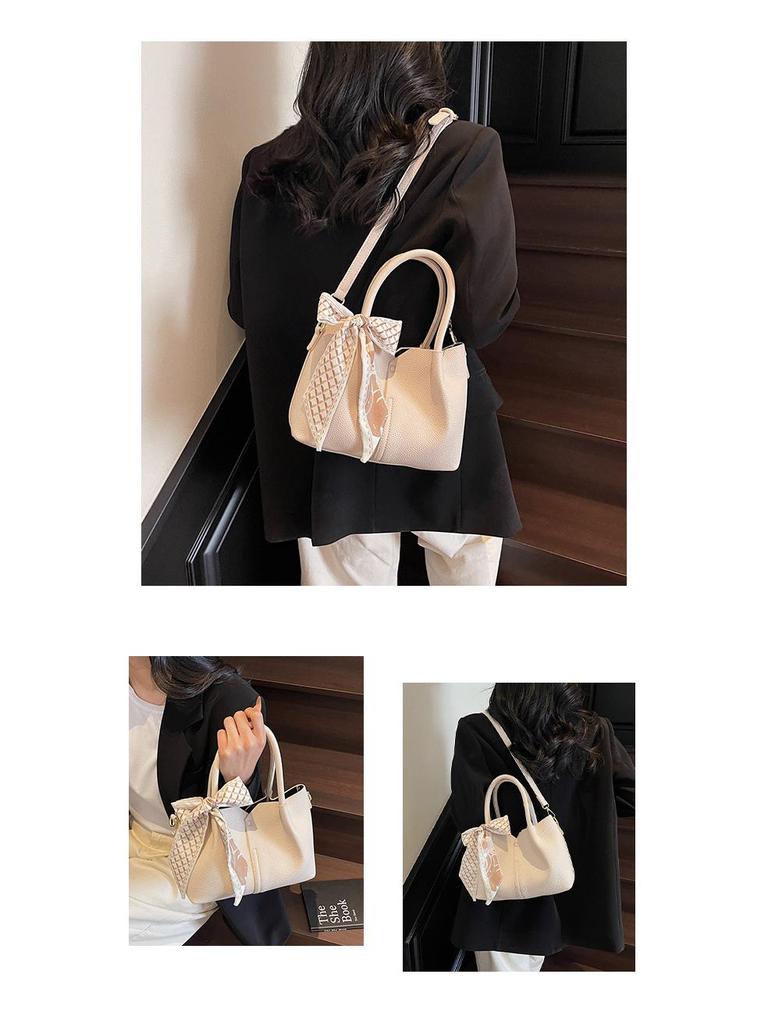 2025 Women's Premium Korean Fashion Handheld Tote: Large Capacity Crossbody for Work & Commute