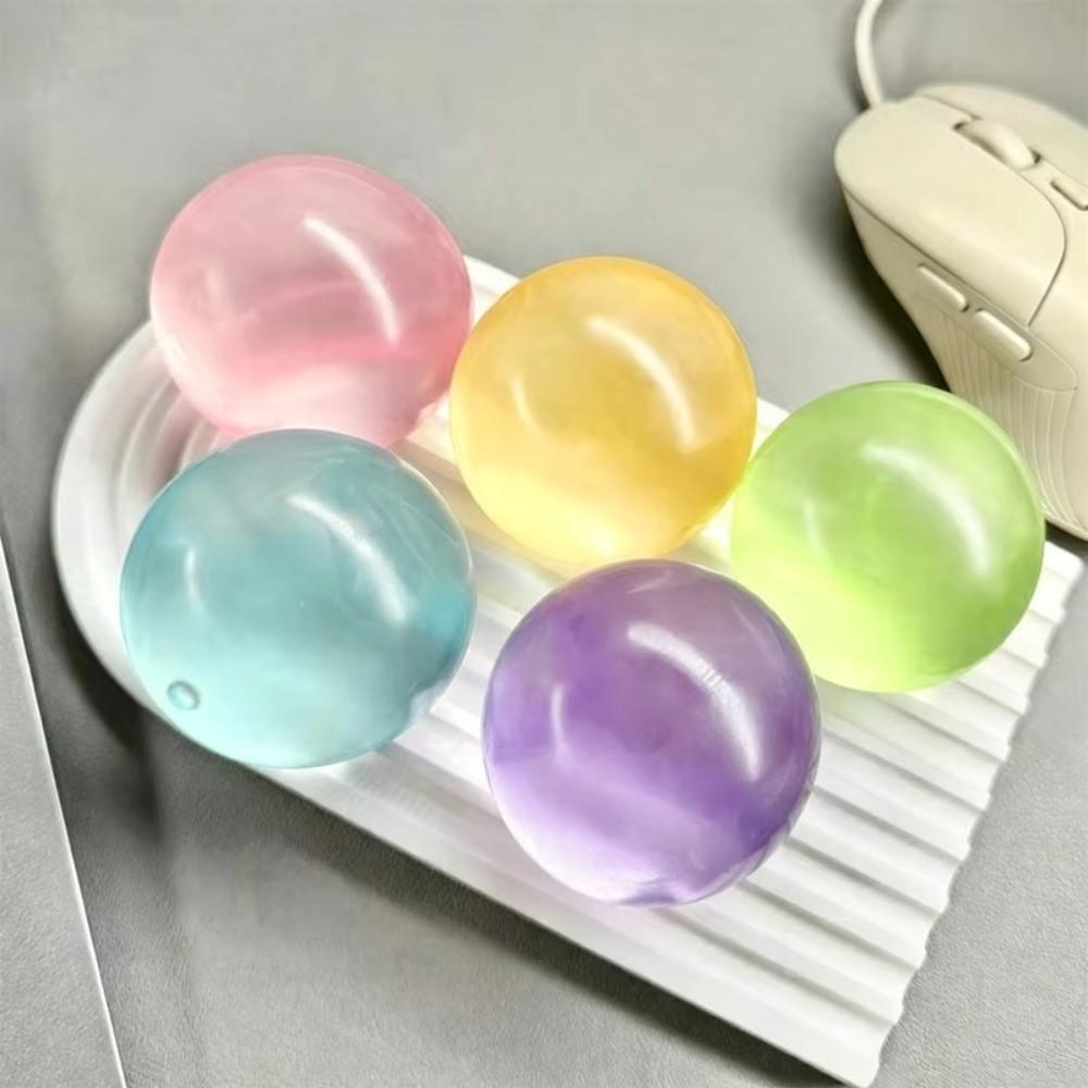 Soft Squishy Toys Slow Rising Ball Quick-rebound Squeeze Toy Coconut Oil Squishy Ball Hand Relax