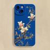 Flower and Bird Chinese Style TPU Soft Phone Case for iPhone 14 Pro Max 13 Mini 12 12Pro 11 XR X XS Max 15