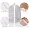 Dust Proof Garment Protector Cover Bag Fully Enclosed Clothes Cover with Zipper Translucent Hanging Durable Clothes Storage Bag