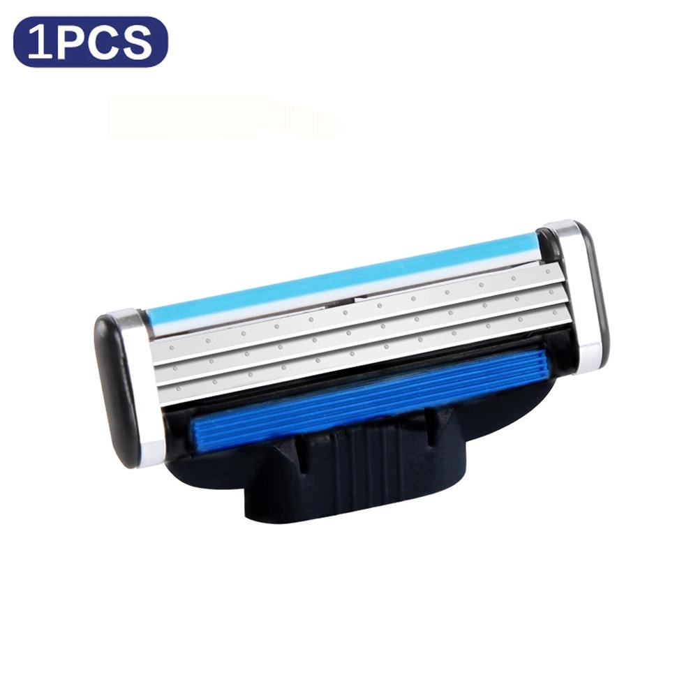 Cheap 4/8pcs/Pack Men's Face Shaving Razor Blades Beard Shaver Blade