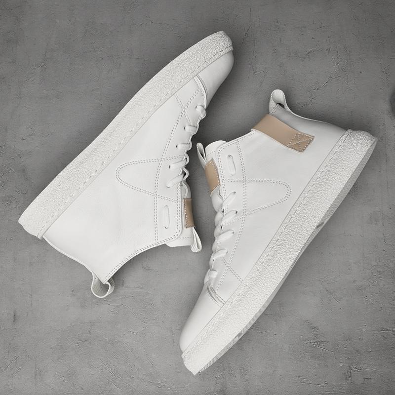 Итальянские новые мужские повседневные туфли из натуральной кожи высокого качества — фото 4