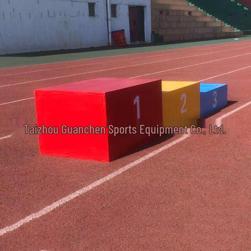 WEZHO Wooden Athletics Award Podium