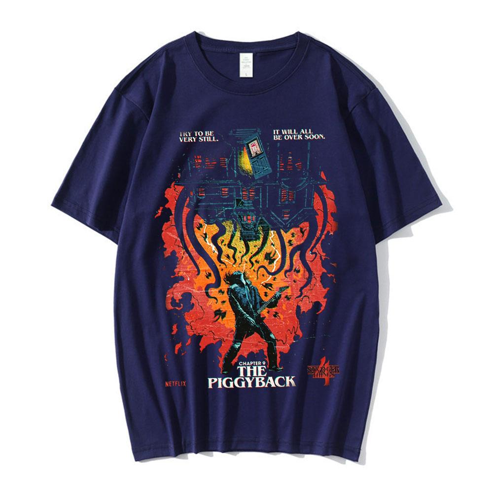 Printed Fashion Short Sleeve Casual Comfort Top Loose T-Shirts Men’s