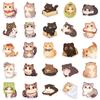 50Pieces Kitten Cats Animal Sticker Water Resistant Aesthetic Sticker for Water Bottle Laptop Scrapbook Skateboard Phone