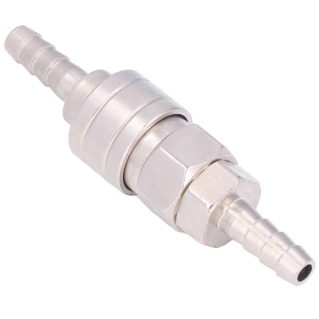 Air Coupler Nickel Plated Stainless Steel Self Locking Quick Connect Pneumatic Hose Fittings