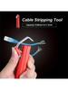 1/2PCS Red Cable Stripping Knife, 8-28mm Mini Knife Type Wire Stripping Pliers, Scissor Pliers, Crim