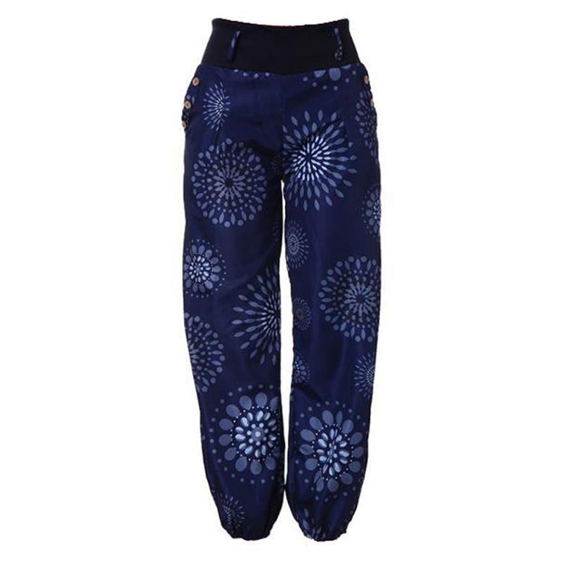 Boho Womens Aladdin Harem Yoga Pants With Elastic Waist And Loose Fit**