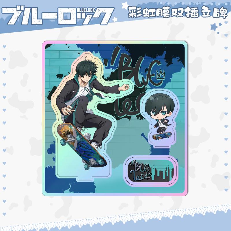 

Комплект подставок для скейтборда Blue Lock серии Rainbow Film, акриловый орнамент Itoshi Rin