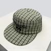 Korean Plaid Letter Embroidery Baseball Hats Sunshade Flat Top Versatile New Men Women Street Retro Fashion Peaked Caps Personal
