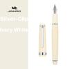 JINHAO 82 Fountain Pen Gold Trim Acrylic Barrel Silver Clip for Writing Calligraphy Signature School Office Supplies Stationery