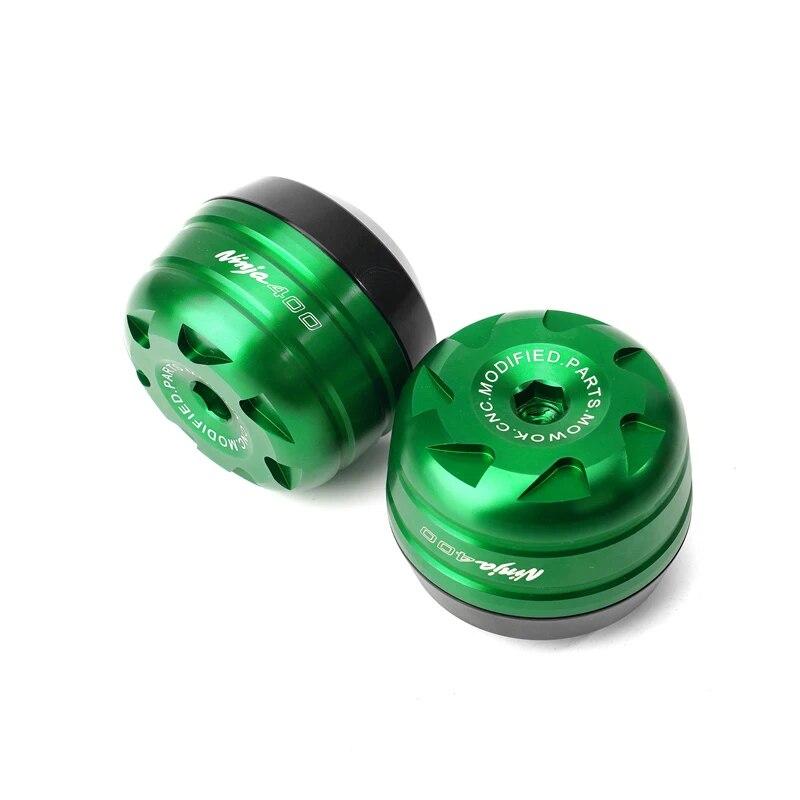 Motorrad Vorne Hinten Gabel Sliders Crash Pad Rad Fallen Schutz Für KAWASAKI NINJA 400 NINJA400 2018 2022
