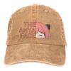 Anime Multicolor Hat Peaked Men Women's Cowboy Cap Anya Forger Face Baseball Caps Personalized Visor Protect Hats