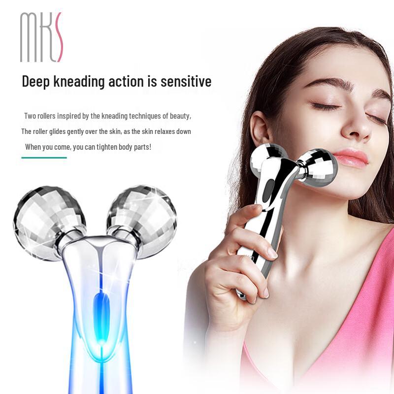

MKS Microcurrent Facial & Body Roller Massager