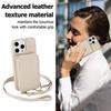 For iPhone 16 Pro Case RFID Blocking Zipper Wallet Leather + TPU Phone Cover with Shoulder Strap