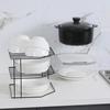 Kitchen Storage Corner Shelf Seasoning Pot Bowl Dish Glasses Countertop Organizer Rack 3 Tier Removable Cosmetic Makeup Holder