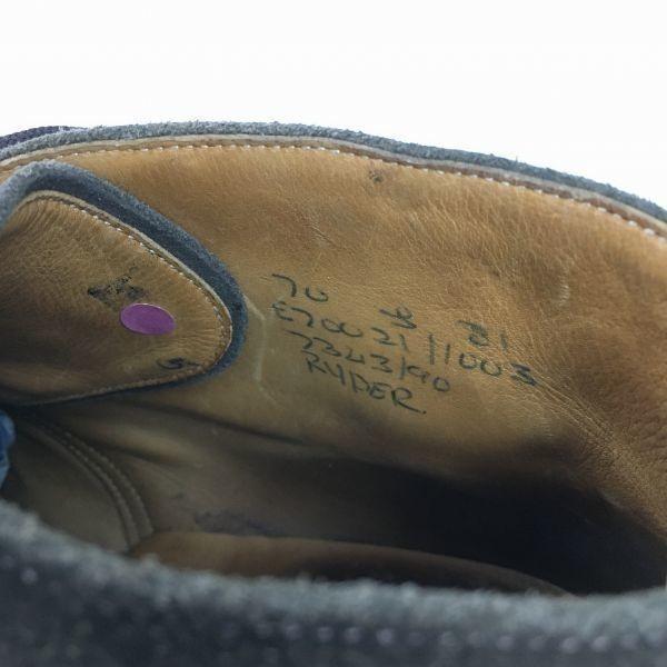 Church’s Suede Chukka Boots Size 7G Approx. 25.5 Dark Brown Crepe Sole Men’s(USED)