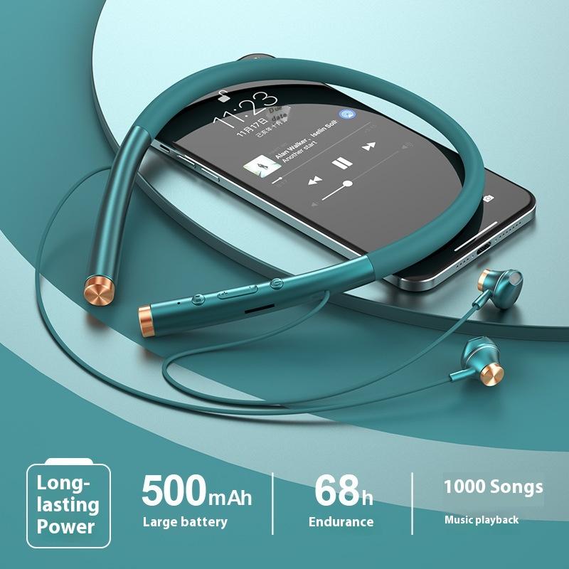 Sports Wireless High-power Bluetooth Headset Neck-hanging Universal