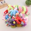 Plush Spiral Baby Toy for Stroller Crib Hanging Sensory Rattle Teether Interactive Newborn Comfort Early Learning Montessori