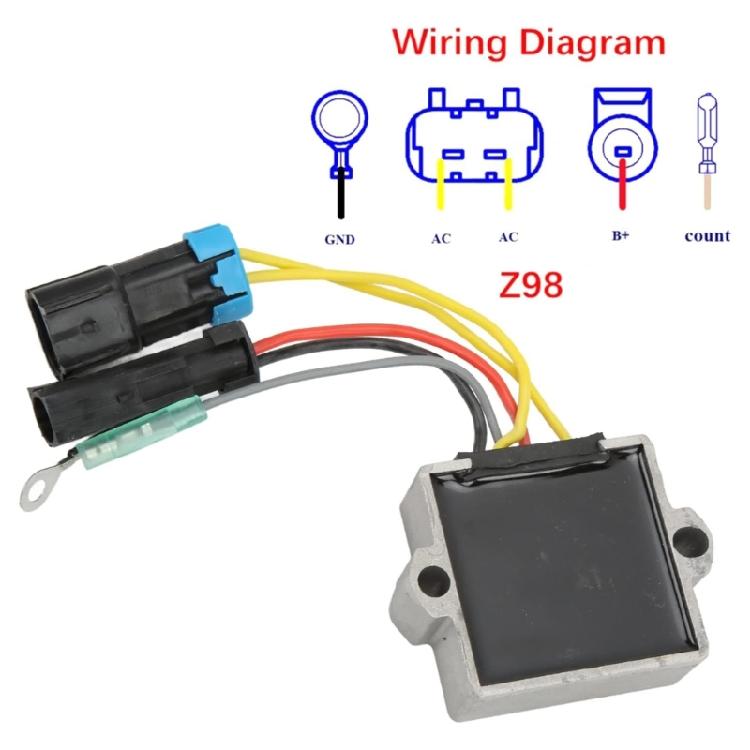 Replacement Accessories Voltage Regulator Rectifier Repair Parts for Marine Outboard 4 25 30 40 50 60