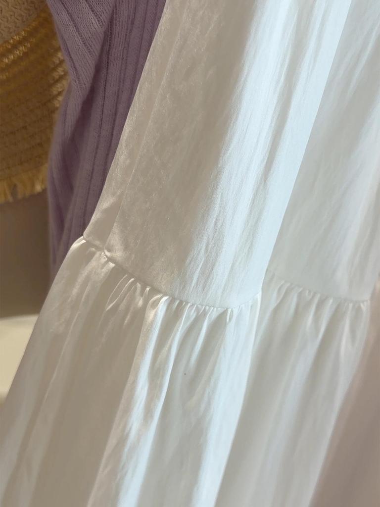 Korean Style Purple A-line High Waist Pleated Skirt for Women - Spring/Summer 2026
