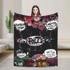 Music Band Gorillaz Punk Rock Warm Soft Blanket Travel Plush Throw Blanket Fluffy Bedroom Flannel Bedspread Sofa Bed Cover