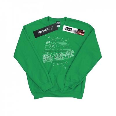 Womens/Ladies Death Star Sleigh Sweatshirt