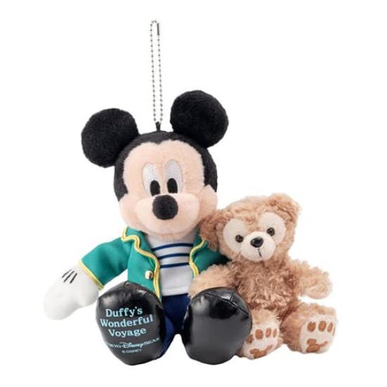 Mickey & Duffy Plush Badge "Duffy's Wonderful Voyage 2022" [Tokyo DisneySea Exclusive] Badge Disney Merchandise Souvenir